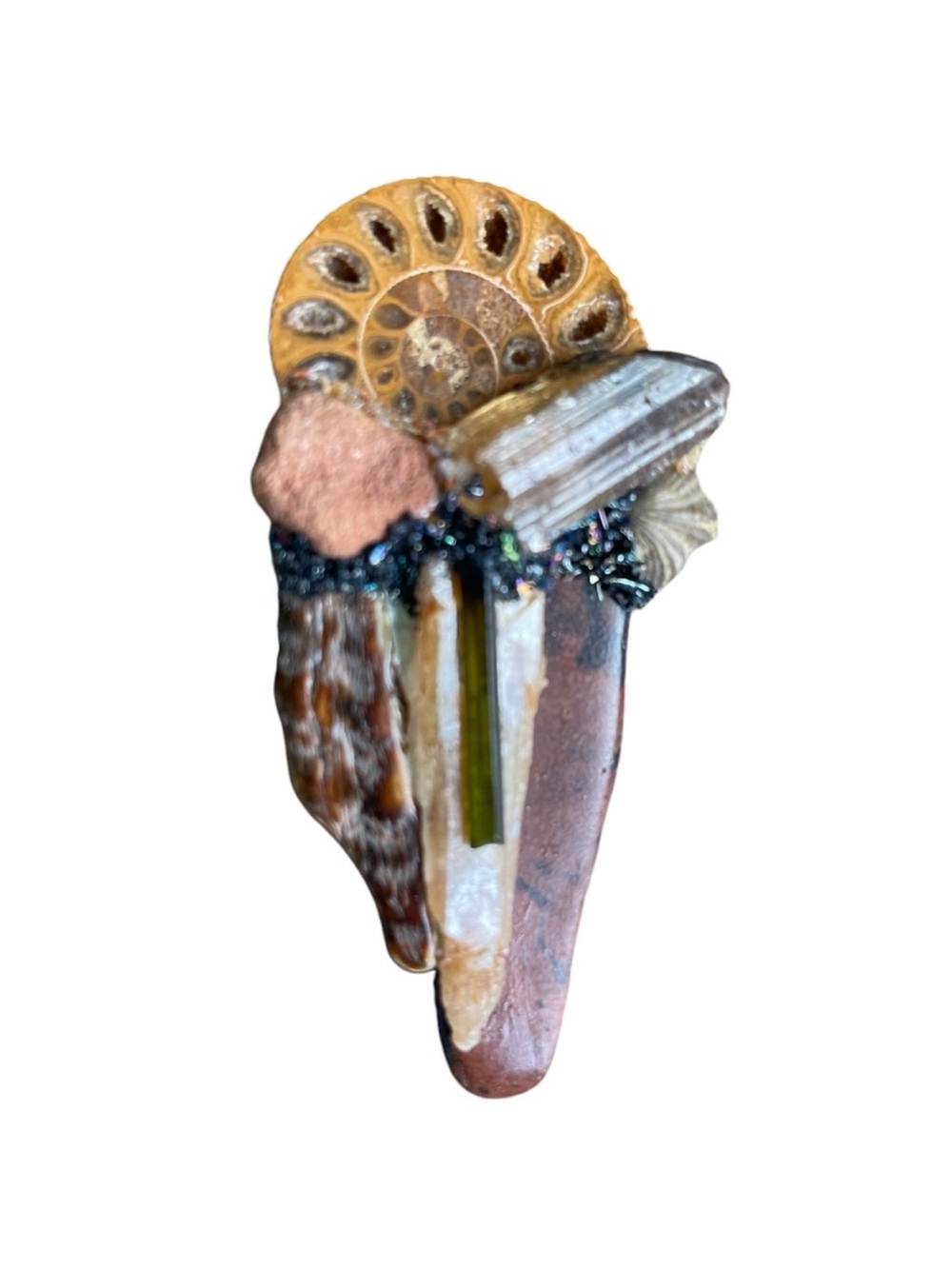 Stone Jewerly Necklace or Pin